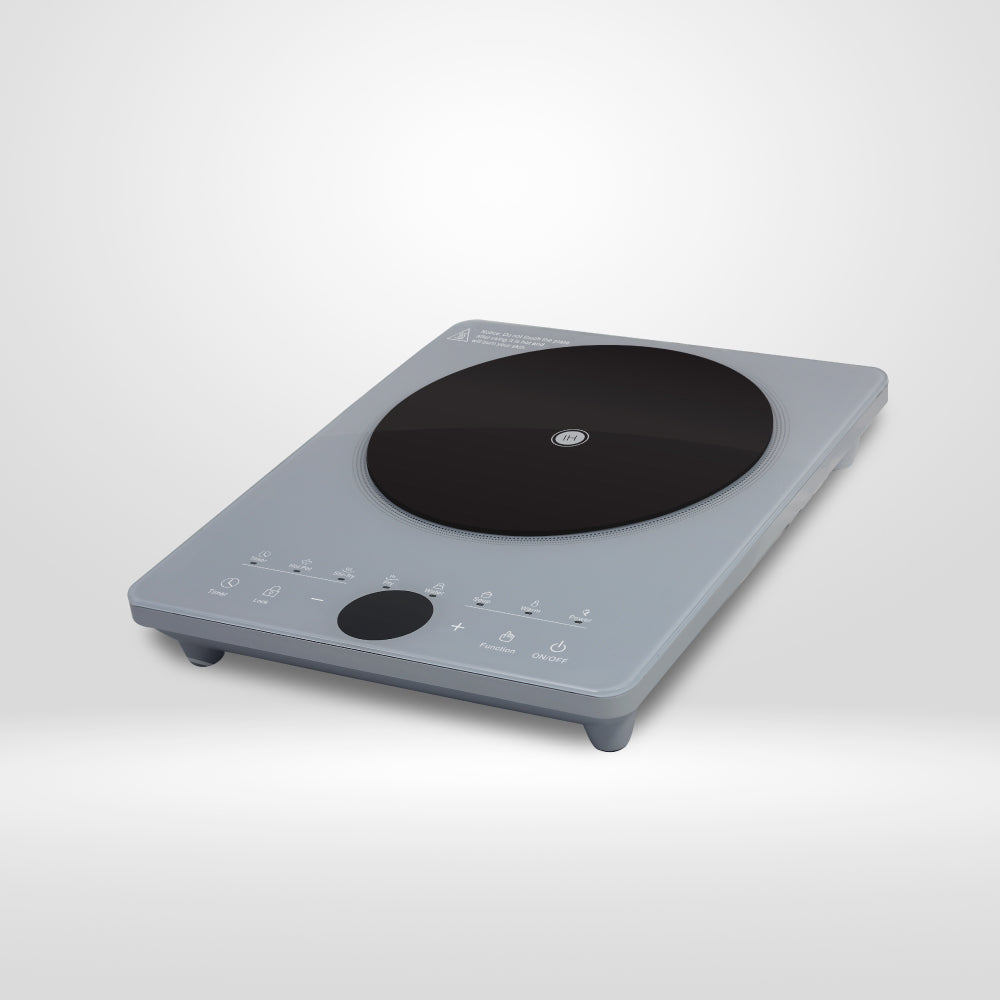 Induction Cooker (Grey/Cream), c/w Stainless Steel Pot, 6 Cooking Function (N278IC)