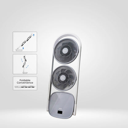 [NEW LAUNCH] AEROTWIN PORTABLE 10’’ DUAL AIR CIRCULATORS