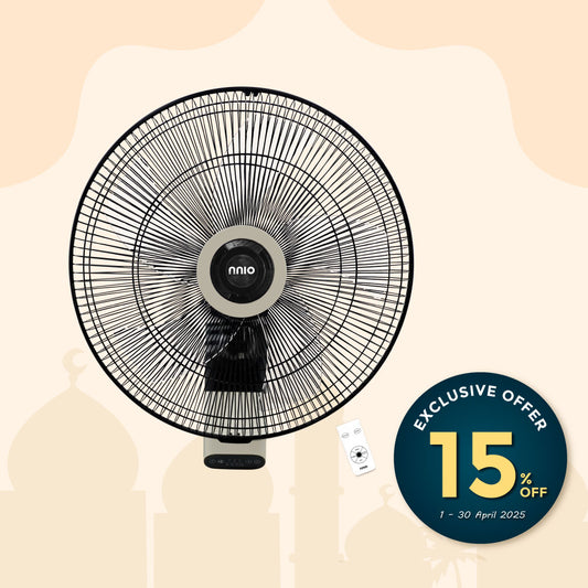 [RAYA'S STILL ON] 16" Wall Fan with Remote (N1640WFR)