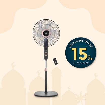 [RAYA'S STILL ON] 16" Stand Fan with Remote (N1670SFR)