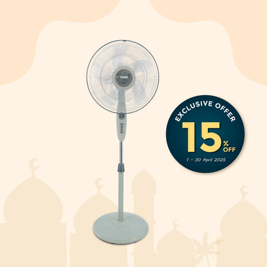 [RAYA'S STILL ON] 16" Stand Fan (N1680SF)