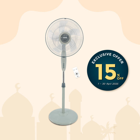[RAYA'S STILL ON] 16" Stand Fan with Remote (N1690SFR)