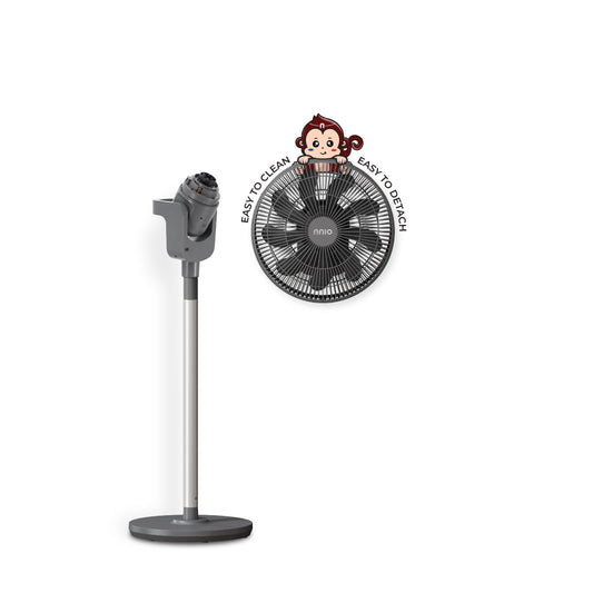 [NEW LAUNCH] EZ88 12" BLDC Air Circulator Stand Fan (ETA 21 May)