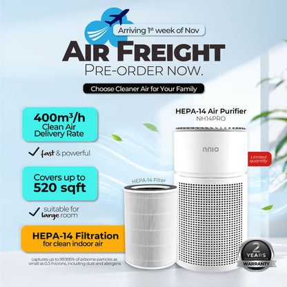 HEPA-14 Air Purifier (NH14PRO) PRE ORDER - 1ST WK NOV