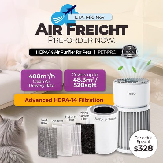 PET-PRO HEPA-14 Air Purifier For Pets (PRE ORDER - MID OF NOV)