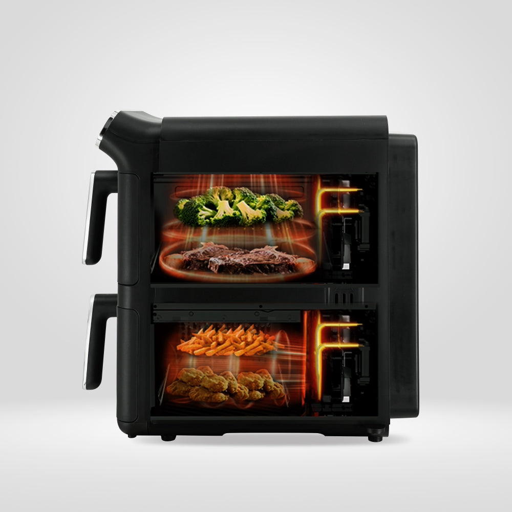 [NEW LAUNCH] KRISPYDUO 11L Dual Zone Digital Air Fryer, 6 Preset Menu
