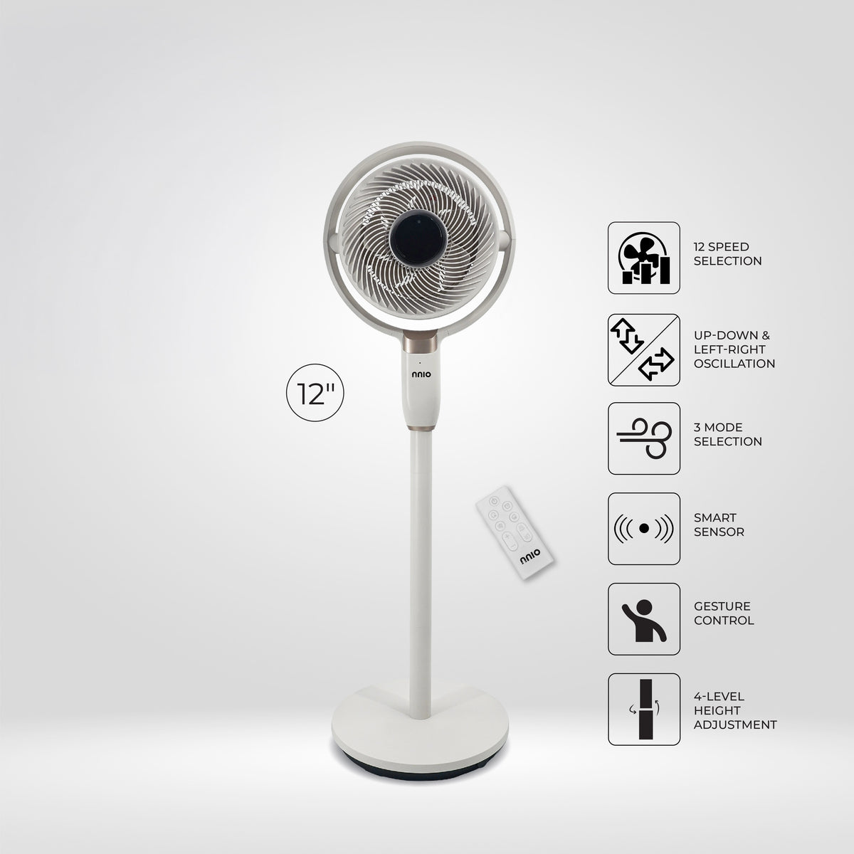 [NEW LAUNCH] LUNAR-PRO 12'' AI AIR CIRCULATOR