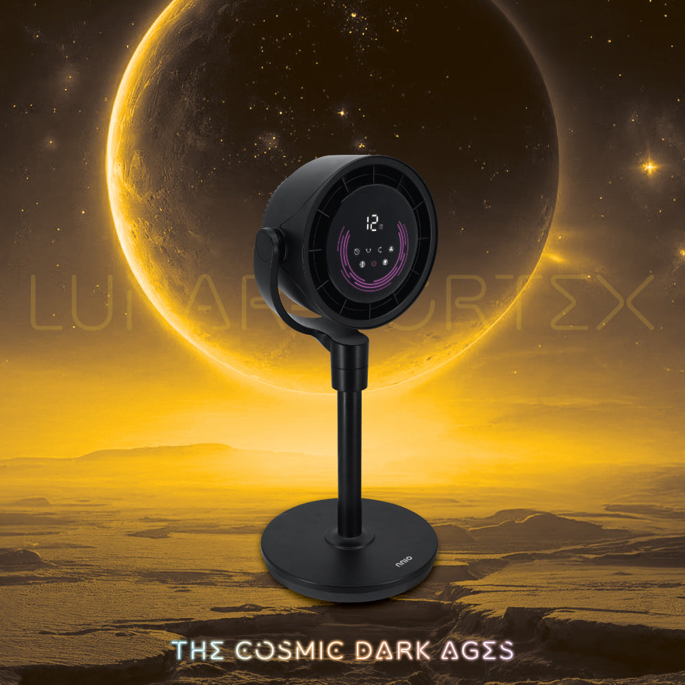 [NEW LAUNCH] LUNAR-VORTEX 10" BLDC Motor 3D Osc High Velocity Living Fan with Remote Control, 12 Speed, 3 Mode, 3 Osc Angle, 3 Convertible Height