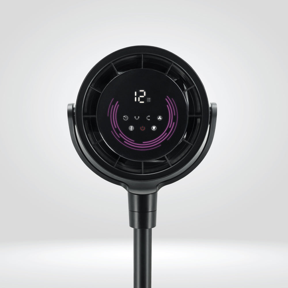 [NEW LAUNCH] LUNAR-VORTEX 10" BLDC Motor 3D Osc High Velocity Living Fan with Remote Control, 12 Speed, 3 Mode, 3 Osc Angle, 3 Convertible Height