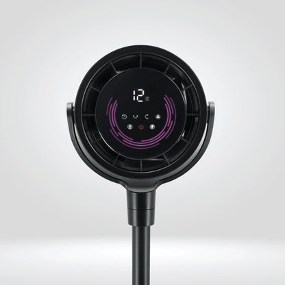 [NEW LAUNCH] LUNAR-VORTEX 10" BLDC Motor 3D Osc High Velocity Living Fan with Remote Control, 12 Speed, 3 Mode, 3 Osc Angle, 3 Convertible Height