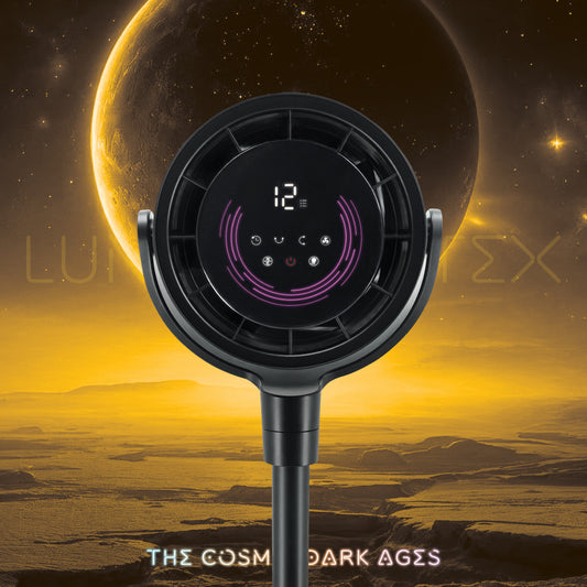 [NEW LAUNCH] LUNAR-VORTEX 10" BLDC Motor 3D Osc High Velocity Living Fan with Remote Control, 12 Speed, 3 Mode, 3 Osc Angle, 3 Convertible Height