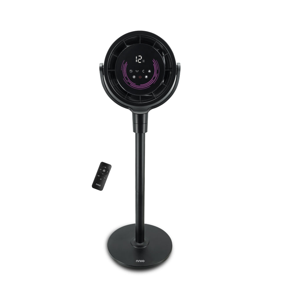 [NEW LAUNCH] LUNAR-VORTEX 10" BLDC Motor 3D Osc High Velocity Living Fan with Remote Control, 12 Speed, 3 Mode, 3 Osc Angle, 3 Convertible Height