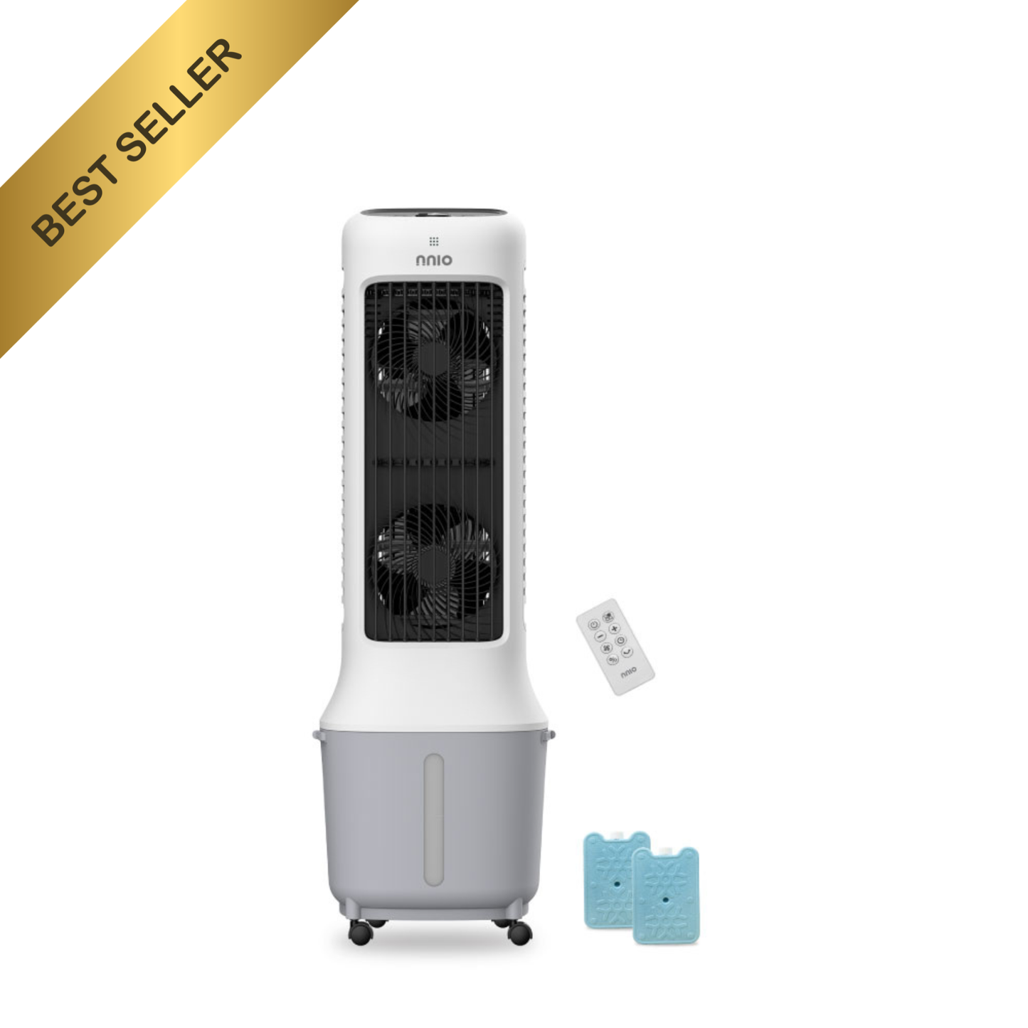2-in-1 DC Motor Fan and Air Cooler with Remote Control,  24 Speed, 10L Water Tank,  Plasma Sterilisation (N1088DCACR)