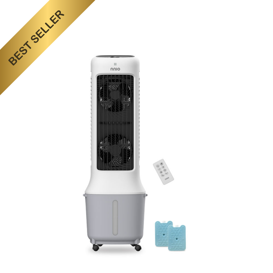 2-in-1 DC Motor Fan and Air Cooler with Remote Control,  24 Speed, 10L Water Tank,  Plasma Sterilisation (N1088DCACR)