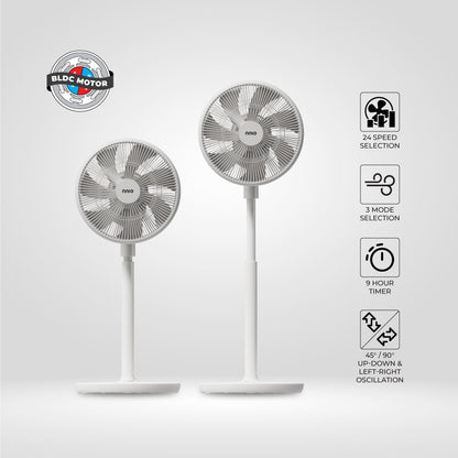 14'' BLDC Stand Fan With Remote (N1400DCSFR)
