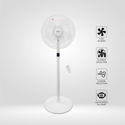 16” DC Stand Fan With Remote (N1650DCSFR)