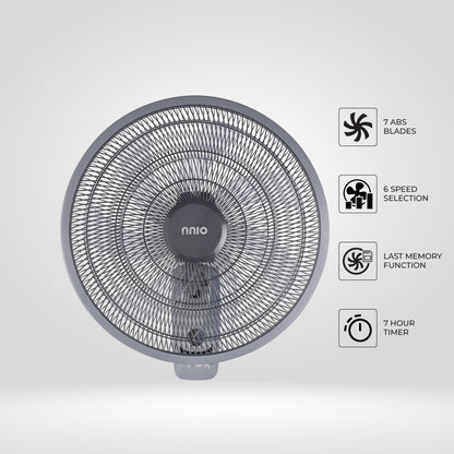 18" BLDC Wall Fan with Remote (N1830DCWFR)