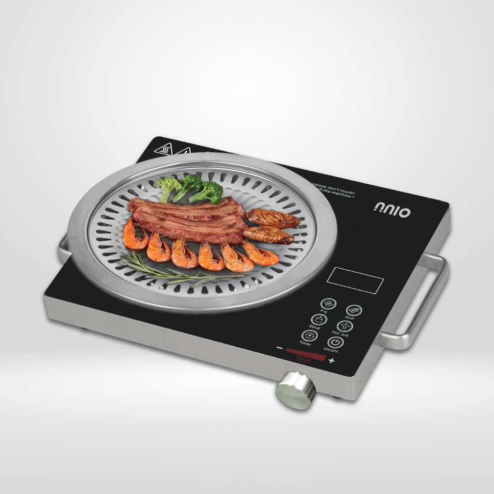 [NEW LAUNCH] Ceramic Cooker, c/w BBQ Grill Plate, 2000W, 4 Cooking Function, 200 - 650°C (N2040CC)