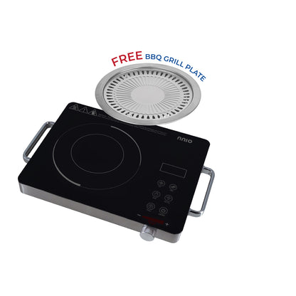 [NEW LAUNCH] Ceramic Cooker, c/w BBQ Grill Plate, 2000W, 4 Cooking Function, 200 - 650°C (N2040CC)