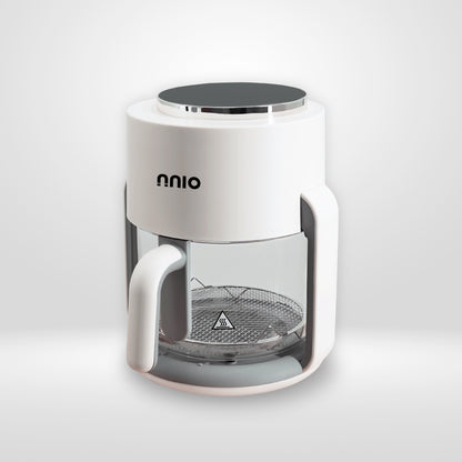 [NEW LAUNCH] N4090GAF 4L Digital Glass Air Fryer, 1300W, 8 Preset Menus, 360° Visible Glass Basket