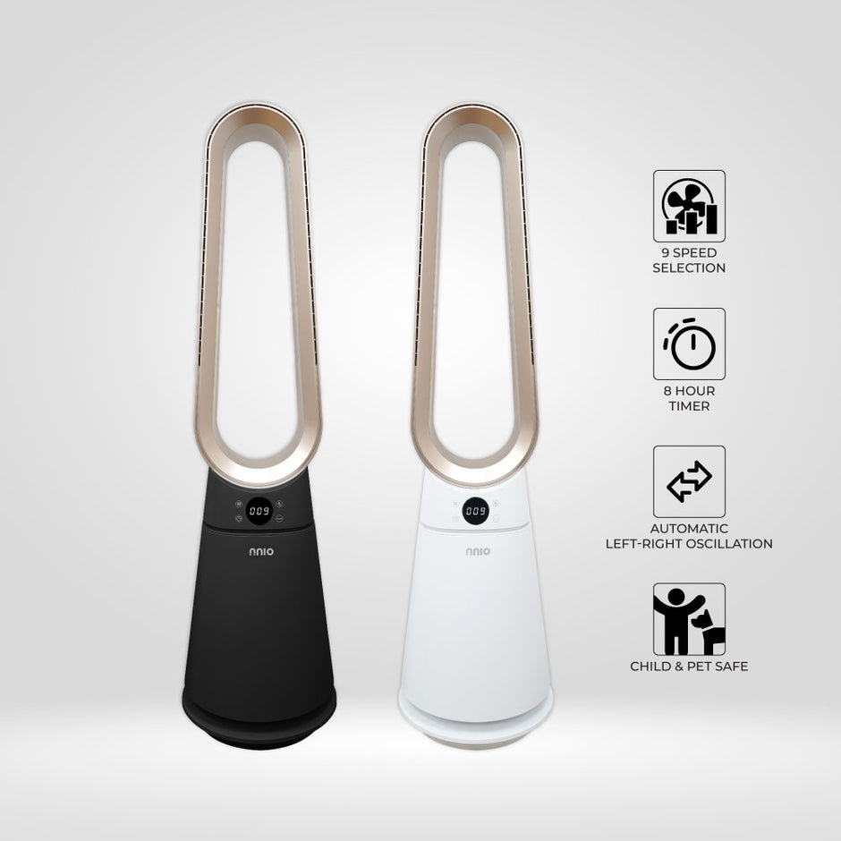 Blade Less Table Fan Motor Bladeless Standing Fan & Tower Fan in Singapore – NNIO