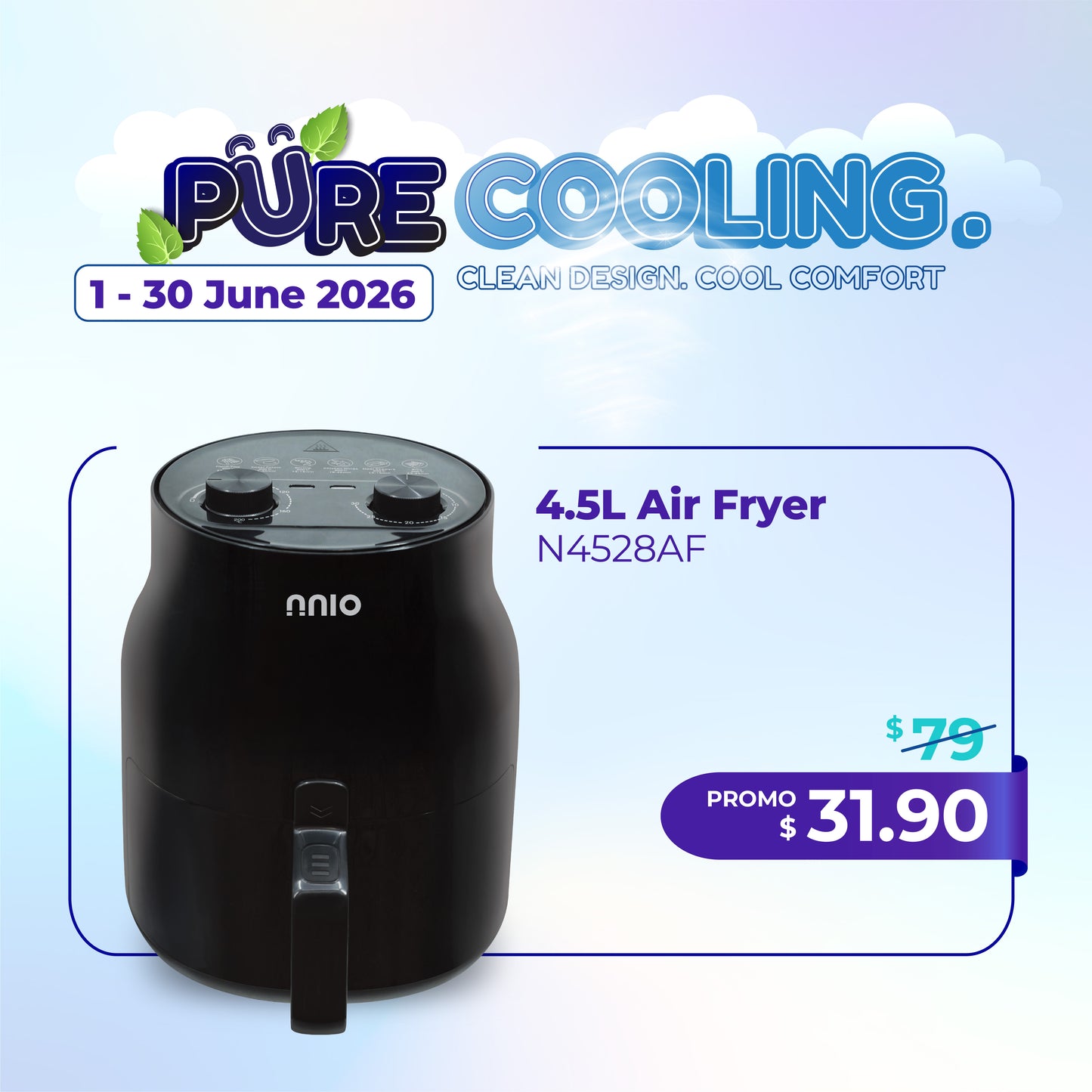 4.5L Air Fryer (N4528AF)