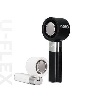 [NEW LAUNCH] U-FLEX High Speed Portable Handheld Fan with Cooling Plate & LED Light, 5000mAh, 100 Speed
