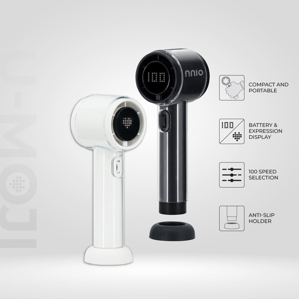 [NEW LAUNCH] U-MOJI High Speed Portable Handheld Fan with Anti-slip Holder