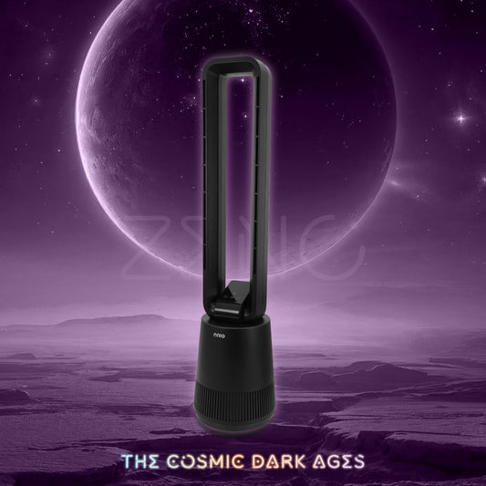 [NEW LAUNCH] ZENO BLDC Motor Air Purifying Bladeless Fan with Remote Control, 12 Speed, 3 Mode, Left-Right Osc, HEPA-13 Filtration