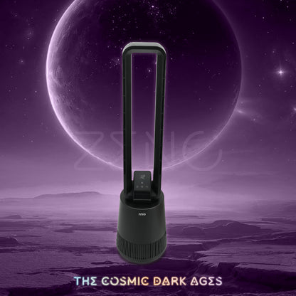 [NEW LAUNCH] ZENO BLDC Motor Air Purifying Bladeless Fan with Remote Control, 12 Speed, 3 Mode, Left-Right Osc, HEPA-13 Filtration