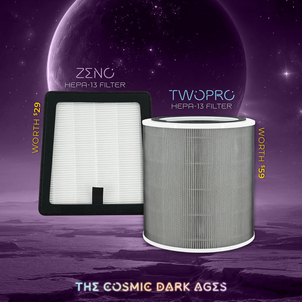 [NEW LAUNCH] ZENO BLDC Motor Air Purifying Bladeless Fan with Remote Control, 12 Speed, 3 Mode, Left-Right Osc, HEPA-13 Filtration