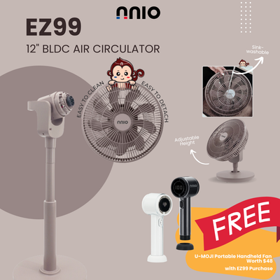 [NEW LAUNCH] EZ99 12" BLDC Air Circulator Stand Fan