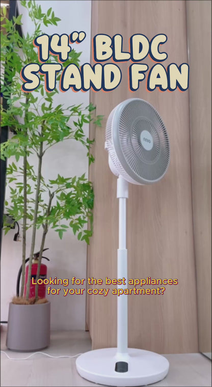 14'' BLDC Stand Fan With Remote (N1400DCSFR)