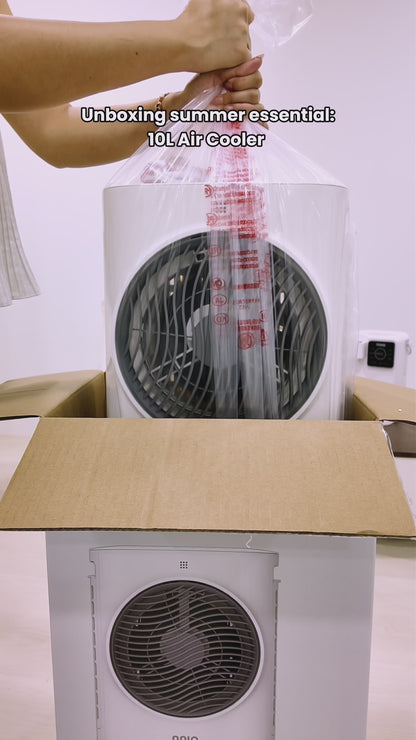 [NEW LAUNCH] 10L Air Cooler with Remote Control, 3 Speed, 3 Mode, 8 Hour Timer, Refill Tank from Top (N1030ACR)