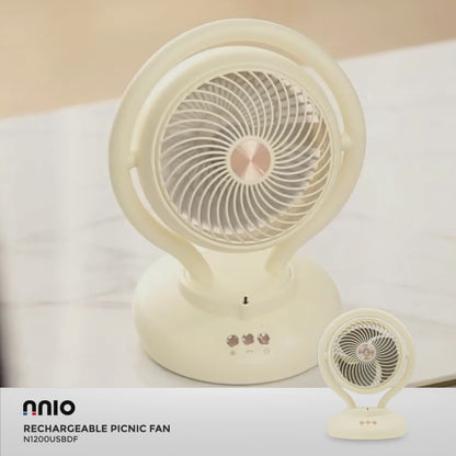 Rechargeable Picnic Fan (N1200USBDF)
